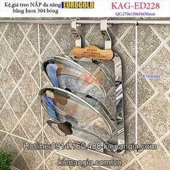 Giá treo nắp nồi bằng inox EUROGOLD KAG-ED228