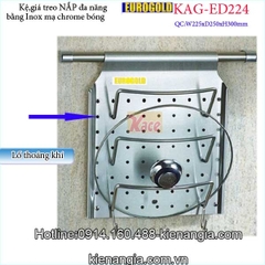 Kệ treo nắp nồi bằng inox EUROGOLD KAG-ED224