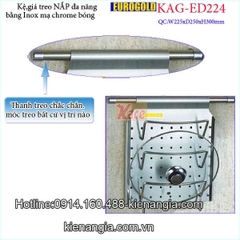 Kệ treo nắp nồi bằng inox EUROGOLD KAG-ED224