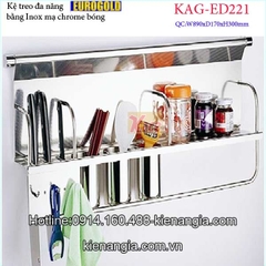 Kệ treo vật dụng nhà bếp đa năng 900 EUROGOLDKAG-ED221