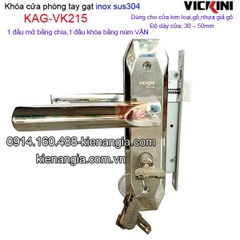 Khóa cửa tay gạt sus 304 VICKINI KAG-VK215