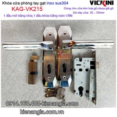 Khóa cửa tay gạt sus 304 VICKINI KAG-VK215