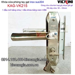 Khóa cửa tay gạt sus 304 VICKINI KAG-VK215
