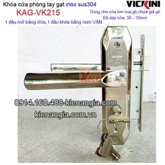 Khóa cửa tay gạt sus 304 VICKINI KAG-VK215