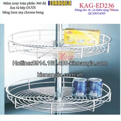 Mâm xoay toàn phần tủ bếp D700 EUROGOLD-KAG-ED236