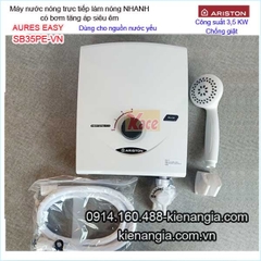 Máy nước nóng bơm siêu êm ARISTON-AURES-EASY KAG-SB35PE-VN