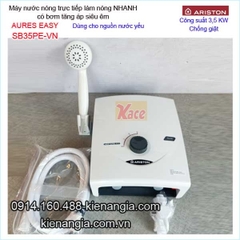 Máy nước nóng bơm siêu êm ARISTON-AURES-EASY KAG-SB35PE-VN