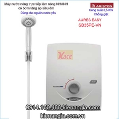 Máy nước nóng bơm siêu êm ARISTON-AURES-EASY KAG-SB35PE-VN