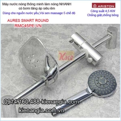 Máy nước nóng bơm siêu êm ARISTON-AURES SMART ROUND KAG-RMC45PE-VN
