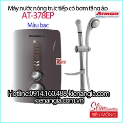 Máy nước nóng bơm tăng áp Atmor KAG-AT-378EP-bạc