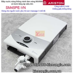Máy nước nóng có bơm siêu êm Ariston KAG-SM45PE-VN