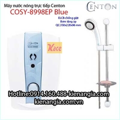 Máy nước nóng có bơm tăng áp an toàn CENTON COSY KAG-8998EP Blue