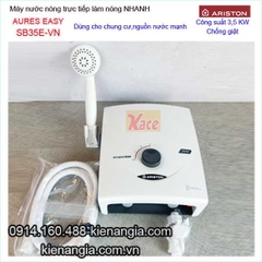 Máy nước nóng không bơm Ariston AURES EASY KAG-SB35E-VN