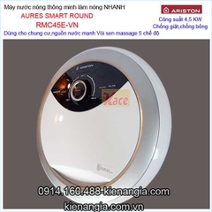 Máy nước nóng không bơm Ariston AURES SMART ROUND KAG-RMC45E-VN