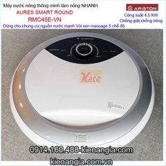 Máy nước nóng không bơm Ariston AURES SMART ROUND KAG-RMC45E-VN