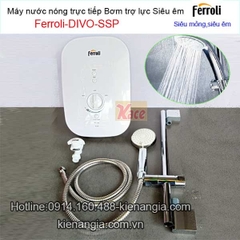 Máy nước nóng trực tiếp có bơm Ferroli KAG-DIVO-SSP 4.5S