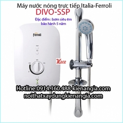 Máy nước nóng trực tiếp có bơm Ferroli KAG-DIVO-SSP 4.5S