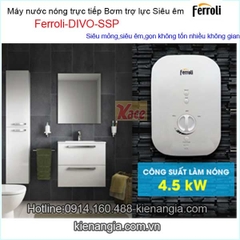 Máy nước nóng trực tiếp có bơm Ferroli KAG-DIVO-SSP 4.5S