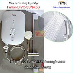 Máy nước nóng trực tiếp Ferroli KAG-DIVO-SSN 4.5S