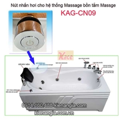Nút nhấn hơi Massage KAG-CN09 Nút nhấn công tắc bơm- nhấn hơi bơm khởi động