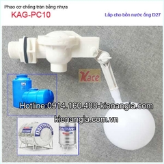 Phao cơ chống tràn bằng nhựa D27-KAG-PC10