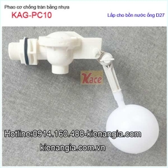 Phao cơ chống tràn bằng nhựa D27-KAG-PC10