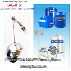 Phao cơ inox d34 KAG-RT51