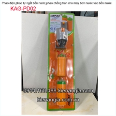 Phao điện bồn nước,công tắc bơm tự động KAG-PD02