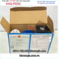 Phao điện tự ngắt chống tràn bồn nước inox ,nhựa KAG-PD03