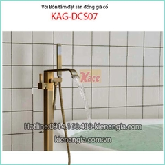 Sen bồn tắm đặt sàn đồng giả cổ KAG-DSC07