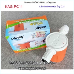 Van phao cơ thông minh bồn nước D21-KAG-PC11