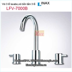 Vòi 3 lỗ lavabo âm bànvòi bồn tắm INAX LFV-7000B