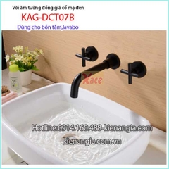 Vòi âm tường bồn tắmlavabo đồng giả cổ KAG-DCT07B