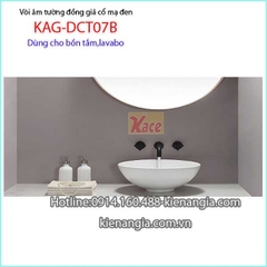 Vòi âm tường bồn tắmlavabo đồng giả cổ KAG-DCT07B