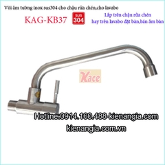 Vòi lạnh âm tườngvòi xả bồn tắm inox sus304 KAG-KB37