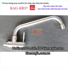 Vòi lạnh âm tườngvòi xả bồn tắm inox sus304 KAG-KB37