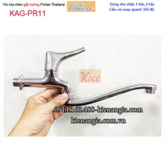 Vòi bếp lạnh âm tường,vòi xả bồn Prolax Thailand KAG-PR11