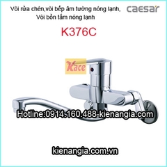 Vòi bếp âm tường,vòi bồn tắm nóng lạnh Caesar K376C