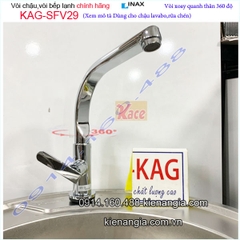 Vòi bếp lạnh ,vòi lavabo chính hãng Inax KAG-SFV29