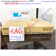 Vòi bếp lạnh,vòi cắm chậu,vòi rửa chén Inax SFV30