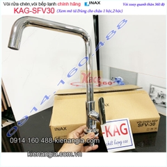 Vòi bếp lạnh,vòi cắm chậu,vòi rửa chén Inax SFV30