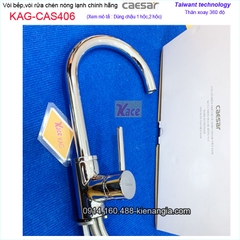 Vòi bếp nóng lạnh Caesar K695C