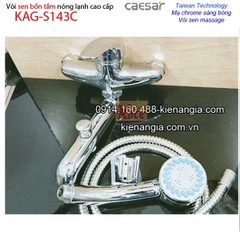 Vòi bồn tắm  có hoa sen nóng lạnh CAESAR S143C