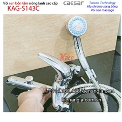 Vòi bồn tắm  có hoa sen nóng lạnh CAESAR S143C