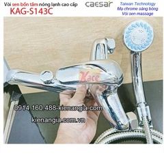 Vòi bồn tắm  có hoa sen nóng lạnh CAESAR S143C