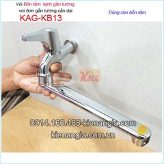 Vòi bồn tắm lạnh gắn tường KAG-KB13