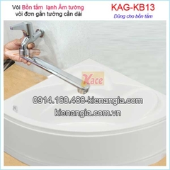 Vòi bồn tắm lạnh gắn tường KAG-KB13