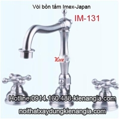 Vòi bồn tắmvòi lavabo bán âm bàn 3 lỗ Imex-Japan IM-131