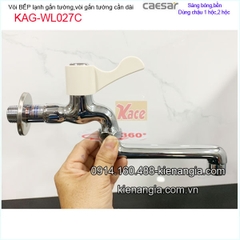 Vòi rửa chén lạnh gắn tường ,vòi bồn tắm lạnh CAESAR WL027C