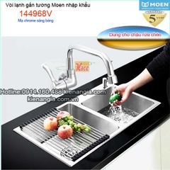 Vòi bếp lạnh gắn tường,vòi xả bồn Moen Mỹ 144968V
